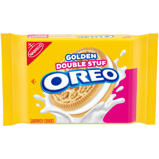 Oreo Golden Double Stuff Sandwich Cookies 530g (American)