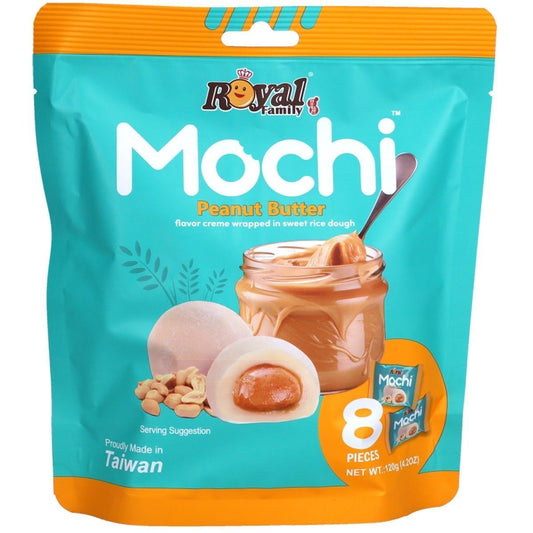 Royal Family Mochi Peanut Butter 120g (Snack)