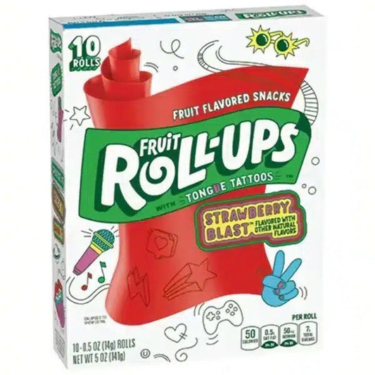 Fruit Roll Ups Strawberry Sensation Pack of 10