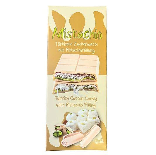 Mistachio Angel Hair Cotton Candy White Chocolate Pistachio 80g