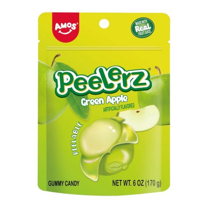 Amos Peelerz Gummy Green Apple 170g