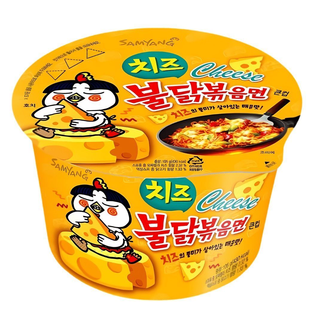 Samyang Buldak Hot Chicken Flavor Cheese Big Cup 105g (Korea)