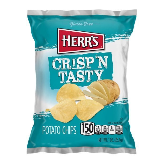 Herr's Regular Crisp n Tasty Potato Chips 28g (America)