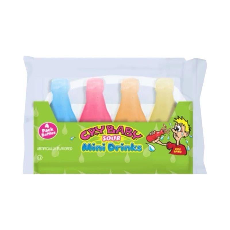 Cry Baby Sour Drinks 4 Pack 39g Wax Candy Viral (America)
