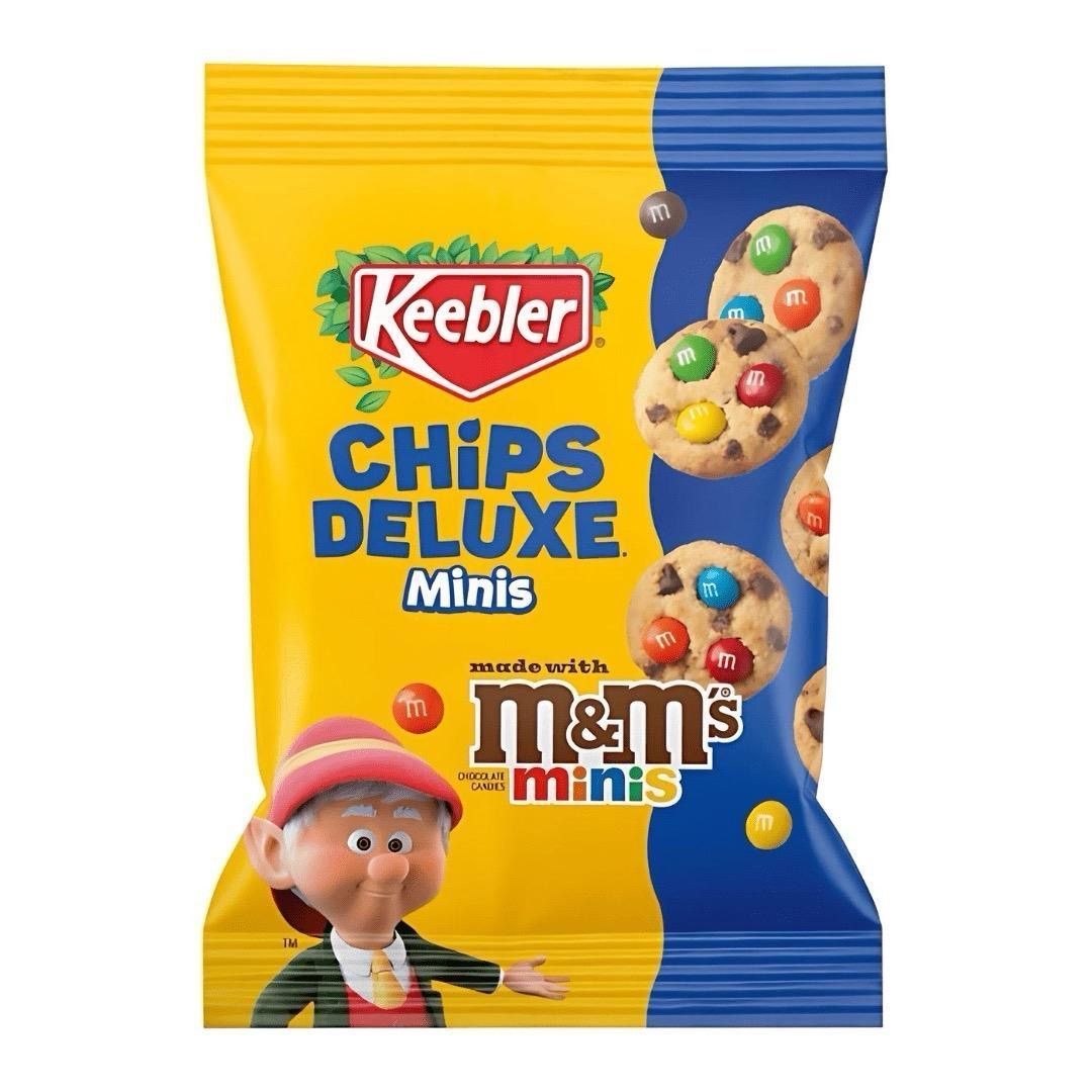 M&M Keebler Milk Chocolate Chip Cookies 45g Pack USA