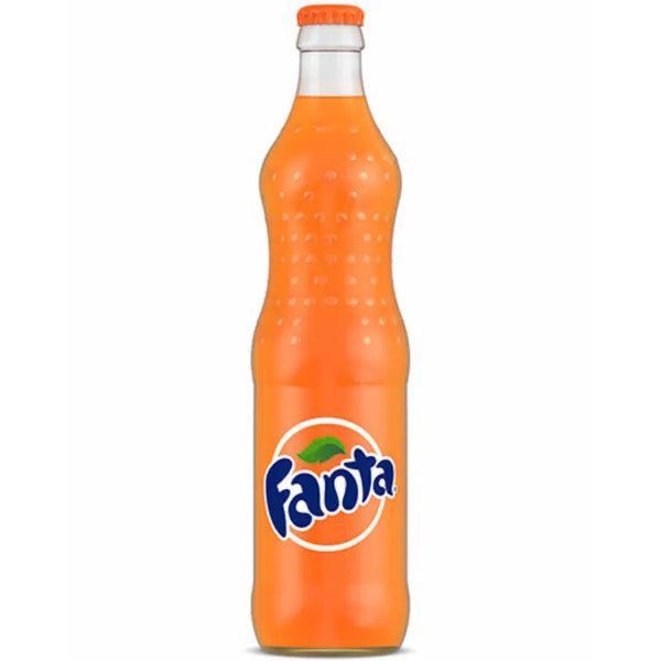 4 for £10! Fanta Orange Nigeria 500ml Glass Bottle