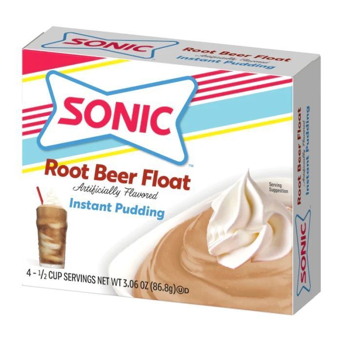Sonic Root Beer Float Instant Pudding 86.8g USA