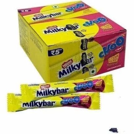 Milky Bar Choo Strawberry Flavour Full Box of 28 Bars 10g (Asian)