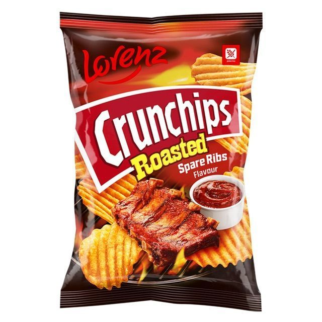 Lorenz Crunchips Roasted Spare Ribs Flavour - 120g - European