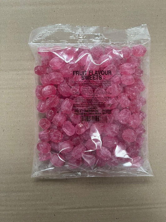 Fruit Flavoured Sweets 300g Bag Long Dated