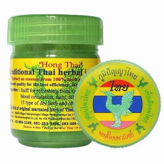 Hong Thai Herbal Inhaler - Authentic Thai Natural Herbs - 40g