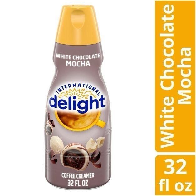 International Delight White Chocolate Mocha Coffee Creamer 946ml American