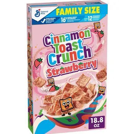 Cinnamon Toast Crunch Strawberry Family Size 532g (American) Cereal