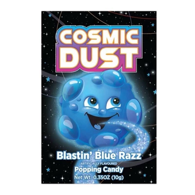 Cosmic Dust Blastin' Blue Razz Popping Candy 10g