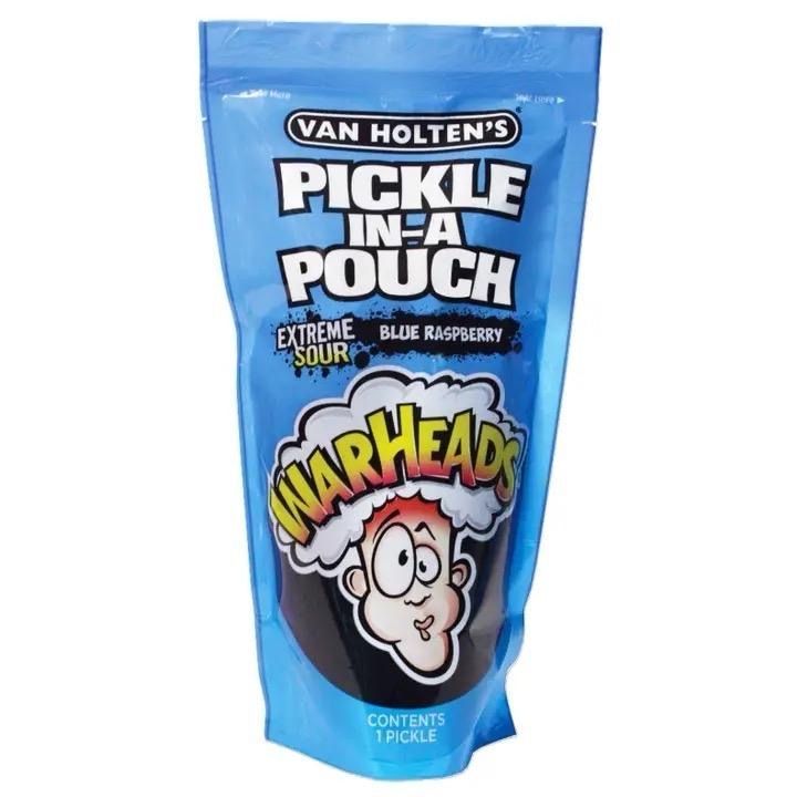 Van Holten's Blue Raspberry Warheads Pickle in a Pouch (American)