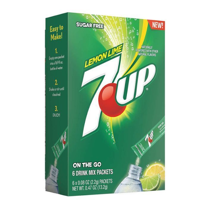 Singles to Go 7Up Lemon Lime