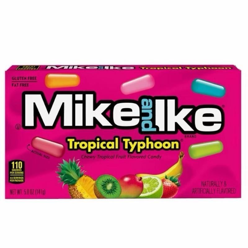 Mike & Ike Tropical Typhoon 22g Pack American