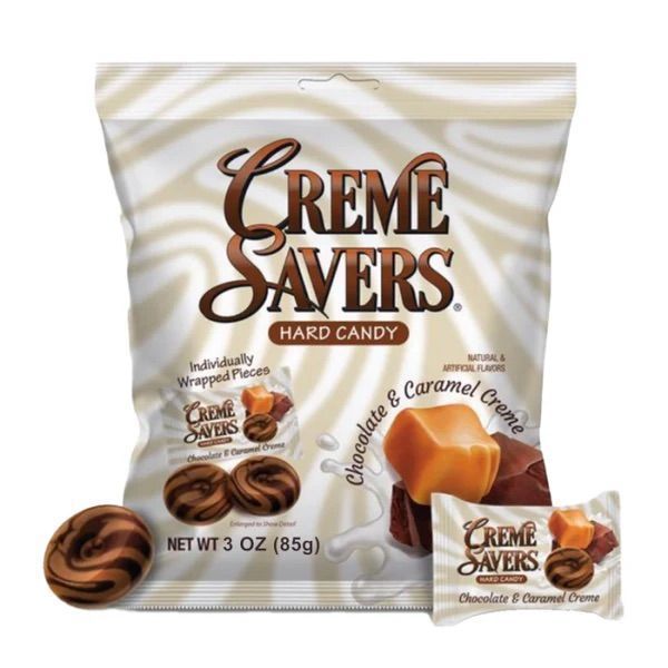 Creme Savers Chocolate & Caramel Creme 85g