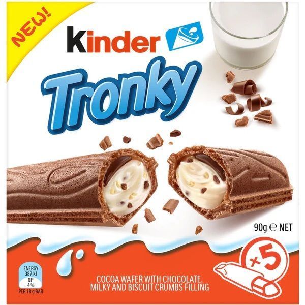 Kinder Tronky Crispy Chocolate 5 Pack Dubai