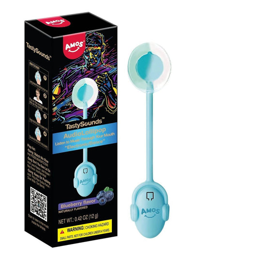 Amos Lollipop Blueberry Flavour 12g