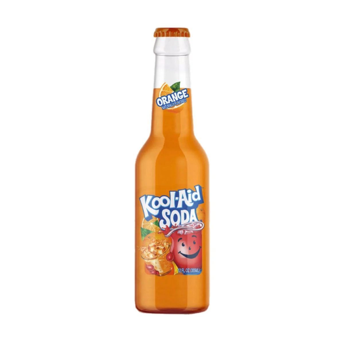 Kool Aid Orange Soda 355ml Glass Bottle