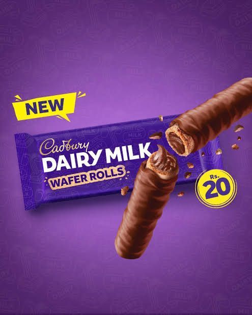 Cadbury Dairy Milk Wafer Rolls Full Box 24 x 8g