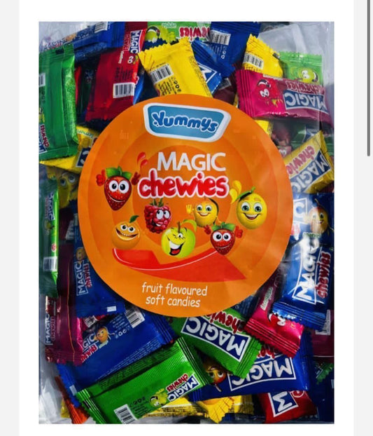 Yummies Magic Chewies 1KG Bag 2028 Dated