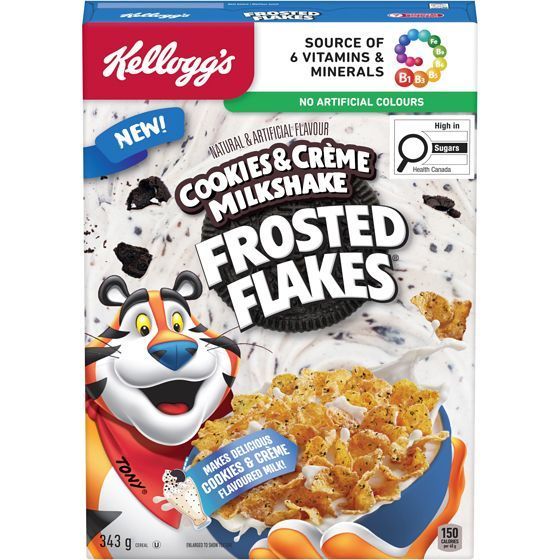 Kellogg's Cookies N Cream Milkshake Frosted Flakes