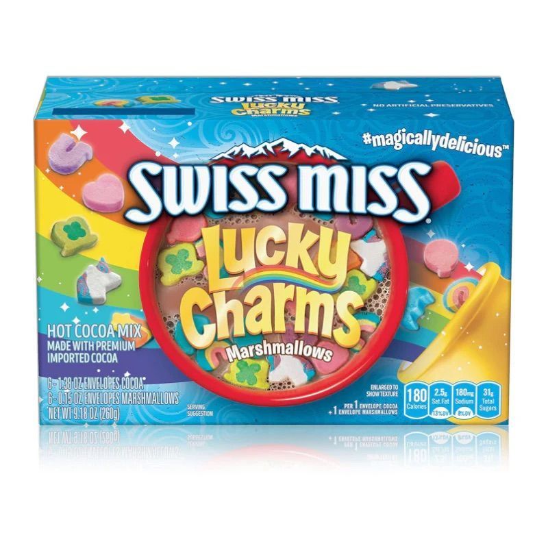 Swiss Miss Cocoa With Lucky Charms Marshmallow 260g