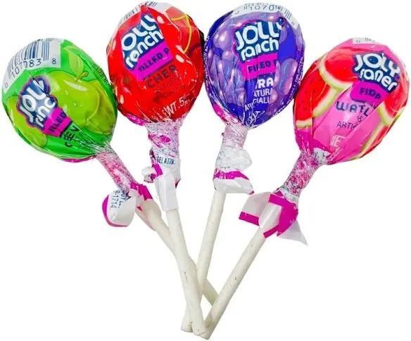 Jolly Rancher Assorted Pops Pack of 4