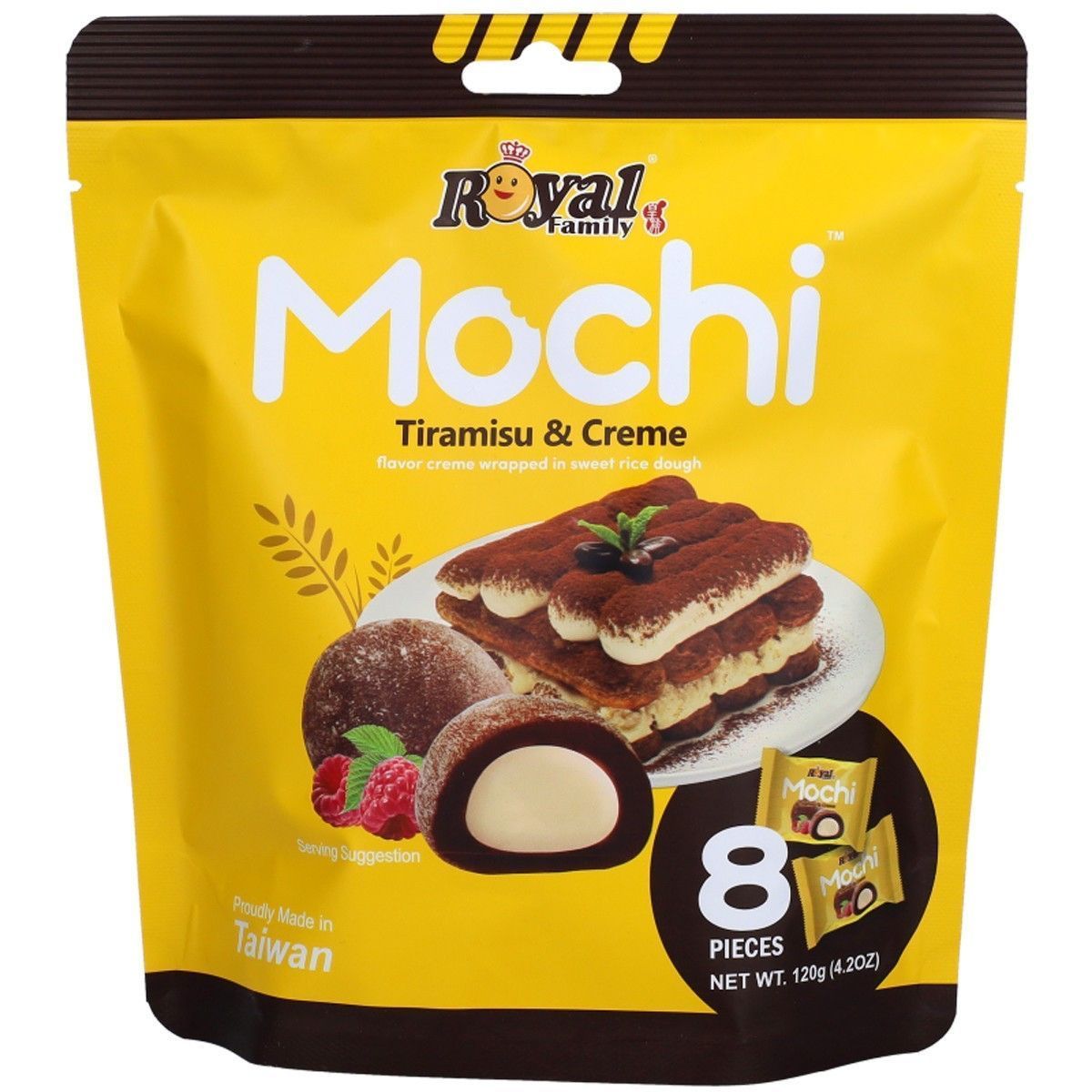 Royal Family Mochi Tiramisu and Creme 120g (Snack)