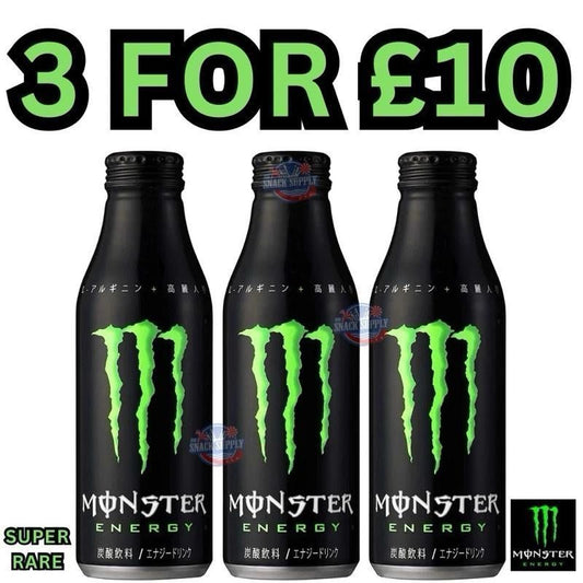 Monster Energy Japan Super Rare | 3 For £10 l Aluminium Bottle (Japan) Sweet Fruity Juice Beverage S