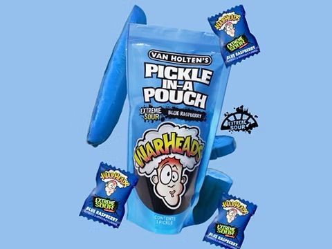 Van Holtens Warheads Blue Raspberry Pickle