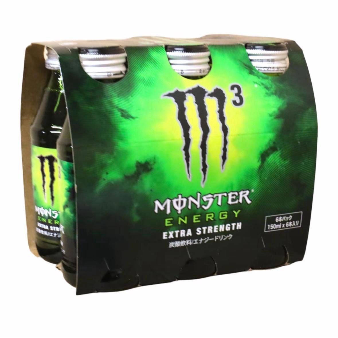 Monster Energy M3 | 6-Pack Glass Bottles (6 x 150ml) Beverage Sport Drink