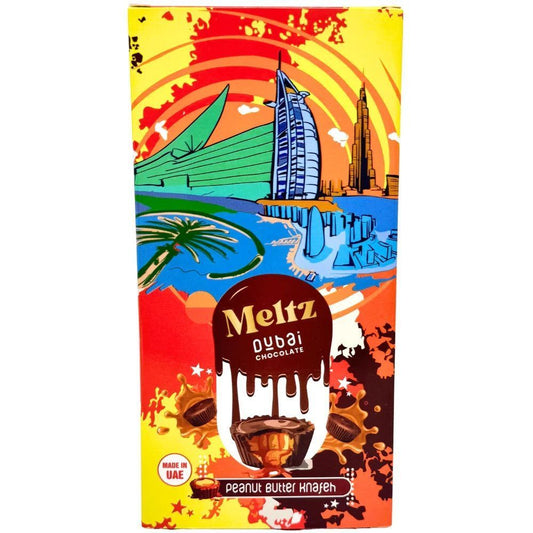 Meltz Dubai Chocolate Peanut Butter 192g Huge Bar